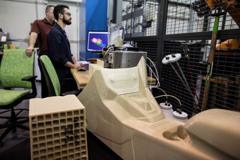 Ford is the first automotive company to trial this technology with Stratasys, and is currently exploring potential applications for future production vehicles, like Ford Performance vehicles or for personalized car parts