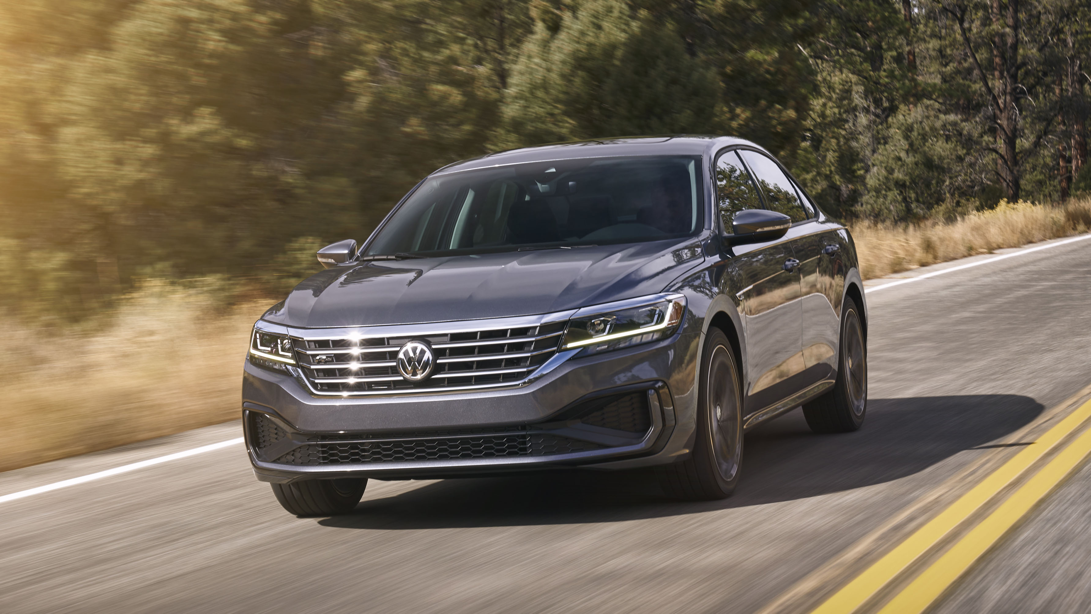 2020-Volkswagen-Passat-front-three-quarter