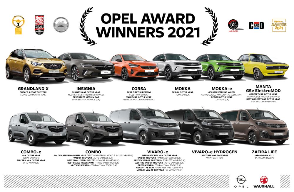 Opel 2021 Ödüller